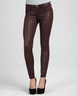  jeans available in dk brown $ 88 00 blank spray on metallic skinny