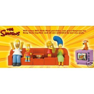 Burger King 2008 The Simpsons Sofa Toy Lisa With Saxophone