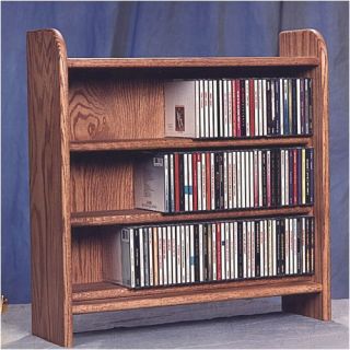 Wood Shed 300 Series 165 CD Multimedia Tabletop Storage Rack