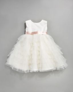  available in ivory blush $ 110 00 joan calabrese tiered ruffle dress