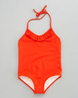 Z0VXW Milly Minis Neon Halter Swimsuit, Sizes 2 7