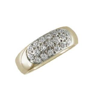 Glee   size 4.75 14K Gold Half Carat Diamond Band Jewelry 