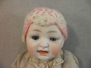 Hertel Schwab Antique German Bisque Baby Character Doll #152 2/0