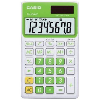 AWM Casio Sl300Vcgnsih Solar Wallet Calculator With 8