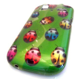 HTC Amaze 4G Green Cute Lady Bug Case 3D Gloss Hard Skin