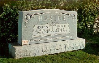 Hester Design Grave Headstone Memorials Tupelo Marble Works Dexter No