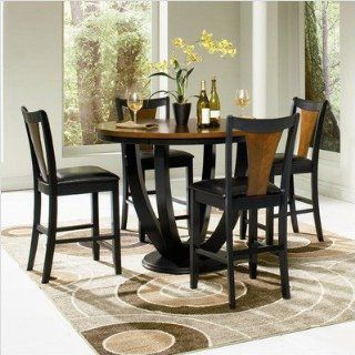Bundle 31 Beals Counter Height Dining Table in Black and