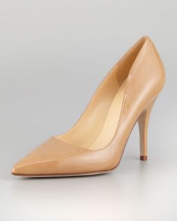 X1FH3 kate spade new york licorice patent pointed toe pump, camel