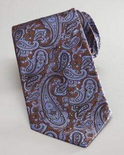  blue available in brown blue $ 215 00 stefano ricci paisley tie brown