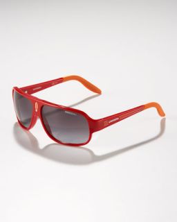 Z0LZT Carrera Childrens Mid Size Classic Carrerino Sunglasses, Red