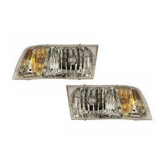 FOrd Crown Victoria Headlights OE Style Replacement Headlamps Driver