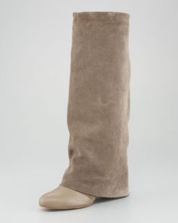 See by Chloe Fold Over Suede Knee Boot   