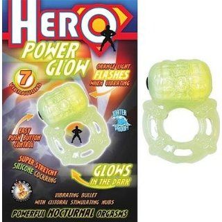 Bundle Hero Power Glow In The Dark Cockring and 2 pack of