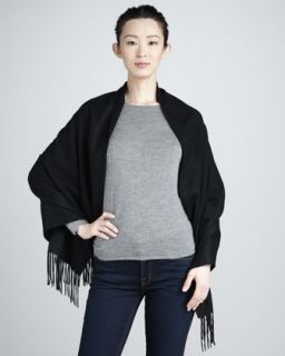 D0FLH Sofia Cashmere Cashmere Stole, Black