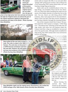 Jerry Heasleys Rare Finds 1969 Chevy Camaro COPO
