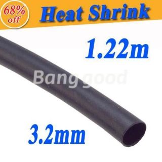 Heat Shrink Heatshrink Tubing Tube Sleeve Sleeving Wrap 3 2mm 1 22M