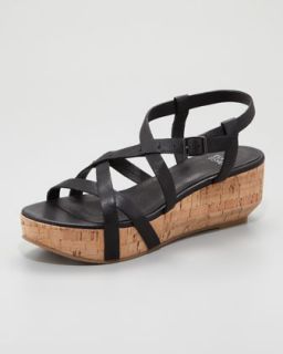  available in black $ 198 00 eileen fisher array cork sandal black