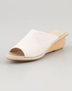  wedge slide sandal linen available in linen $ 195 00 eileen fisher jut