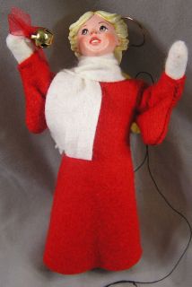Simpich Doll Heather Angel Ornament Bell Blonde Girl
