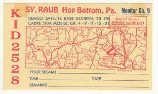 Hop Bottom PA 60s CB Citizens Band 45780