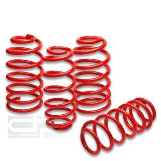  RD, Red Suspension Coil Lowering Springs Lower Rate 1.5 Front 1.35