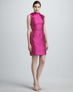  roll neck dress available in fuchsia $ 350 00 rickie freeman for