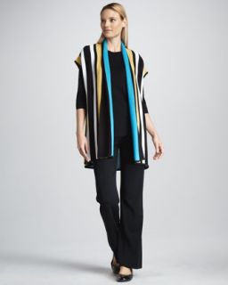  available in cerulean multi $ 378 00 misook collection striped long