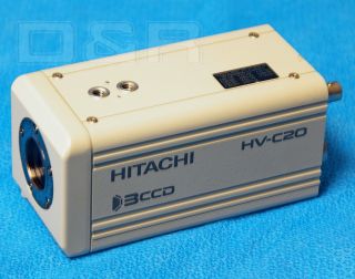 Hitachi HV C20 U 3CCD Video Camera with Fujinon D10X8B SNDS21 Lens