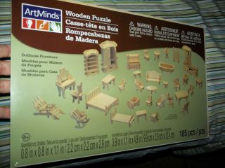 New Wooden Doll House Furniture Kit Easy to Put Together