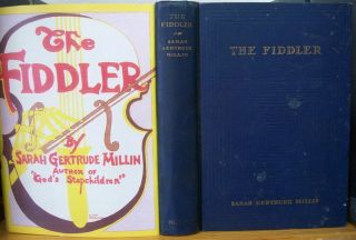 THE FIDDLER , 1st Horace Liveright US edition, facsimile DJ