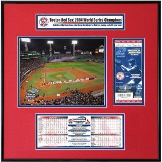 2004 World Series Ticket Frame Jr.Boston Red Sox   Game 1