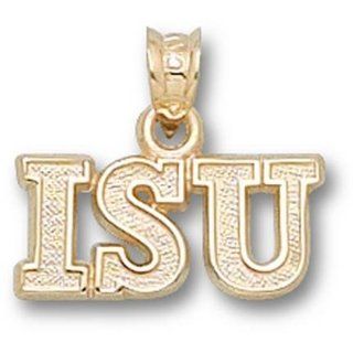 Indiana State Sycamores ISU Pendant   14KT Gold Jewelry