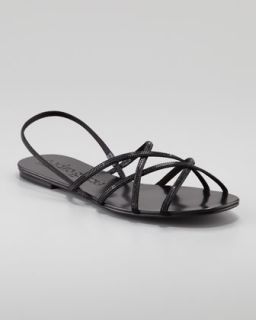  sandal black available in black $ 520 00 pedro garcia elora crystal