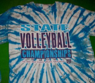 2002 Ohio High School Volleyball Championships T Shirt Size Large