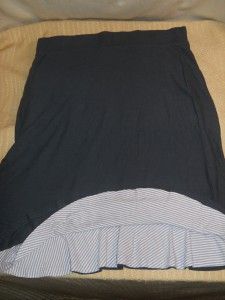 Ladies Size Small Skirt by Horny Toad Organic Cotton Dark Navy Blue