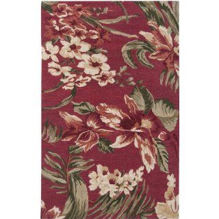 Centennial 1033 Red Floral Hand Tufted Wool Rug 2.00 x 3