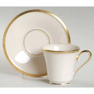 Lenox China Eternal Demitasse Cup and Saucer Set (Footed