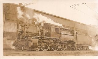  Railroad Steam Engine 1033 at Hoboken, N.J. Lamar M. Kelly Photo 1937