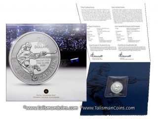 Canada 2013 $20 Commemorative Hockey Sports Pure Silver Specimen