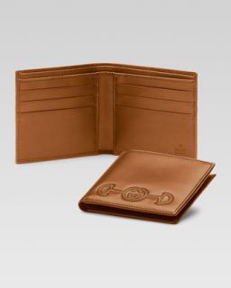  wallet available in brown $ 270 00 gucci horsebit bi fold wallet $ 270