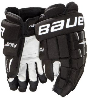  New Bauer 4 Roll Elite Hockey Gloves SR