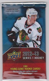 2012 13 Upper Deck Hockey Guaranteed Jersey Patch Auto Relic Hot Pack
