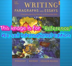 New Writing Paragraphs and Essays by Wingersky 6th 1413033466