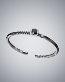 Y09YS David Yurman Noblesse Bracelet, Black Onyx, 4mm