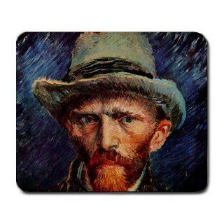 Self Portrait with Grey Felt Hat By Vincent Van Gogh Mouse
