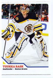 2010 Tuukka Rask Sample Promo Hockey Trading Card Boston Bruins