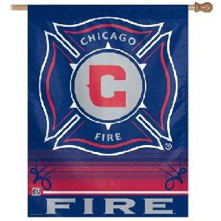 Chicago Fire   27 x 37 MLS Banner Patio, Lawn & Garden