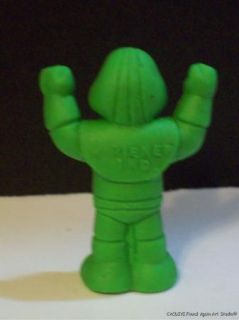  Eraser Green Space Man Alien Monster Horta Rubber Robot Toy