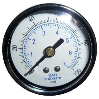 New Air Pressure Gauge for air compressor WOG water oil gas 2 Dial