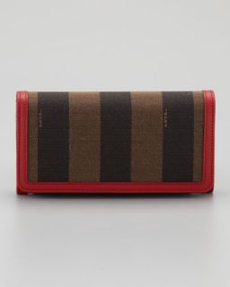 Pequin Flap Organizer Continental Wallet